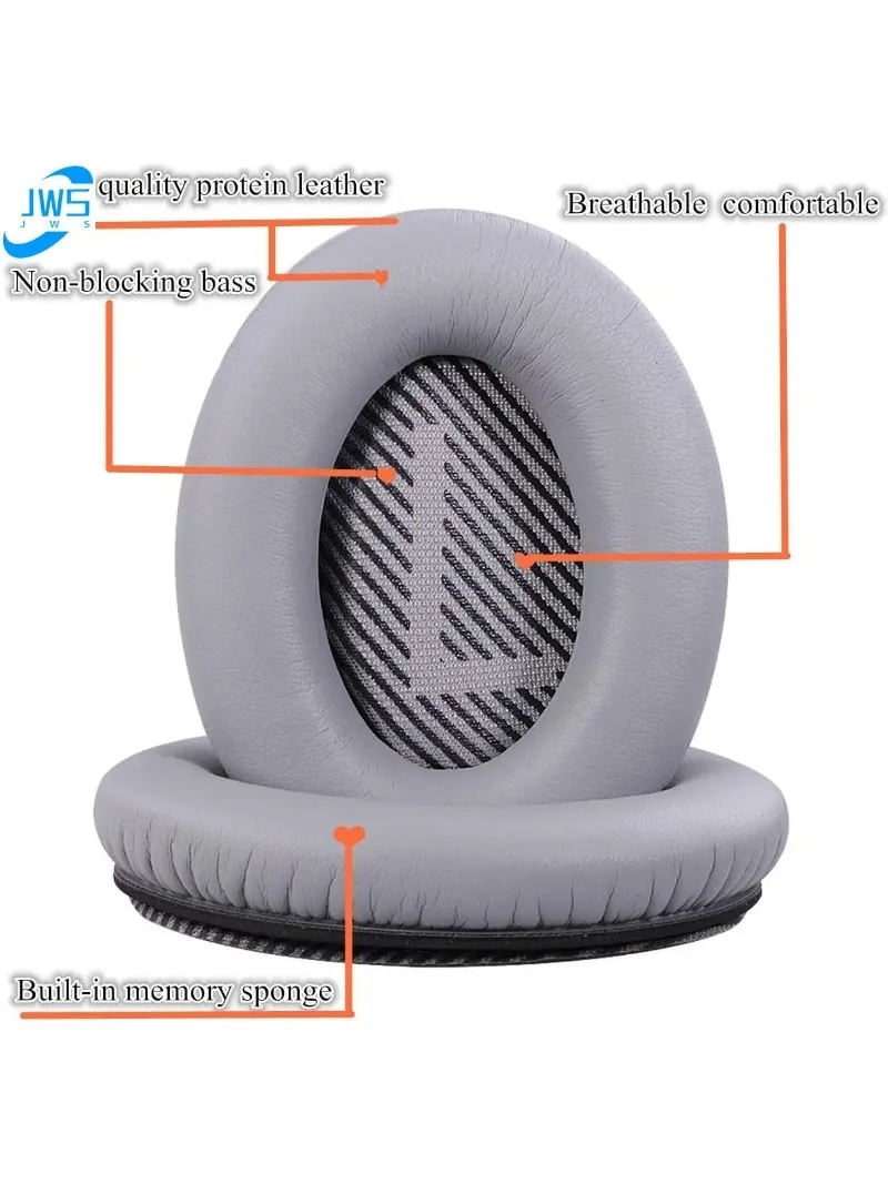 Cuscinetti Auricolari Professionali Per Bose Qc35 Per Silenziocomfort 35 E 35 Ii Qc2, Ae2, Ae2I Qc15 Ae2 Cuscino Per Cuffie Soundtrue