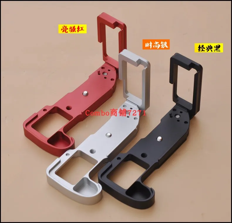 Alluminio Fujifilm X-H1 Xh1 A Sgancio Rapido L Piastra A Forma Di Staffa Hand Grip Con 1/4 "A Vite Adatto Per Fujifilm X-H1 Xh1