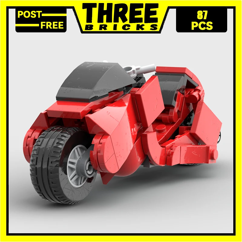 Moc Building Blocks Kaneda Modello Di Bici Tecnologia Mattoni Giocattolo Fai Da Te Per Bambini Regalo Per Bambini Vespa Rossa Alternativa Build Akira 