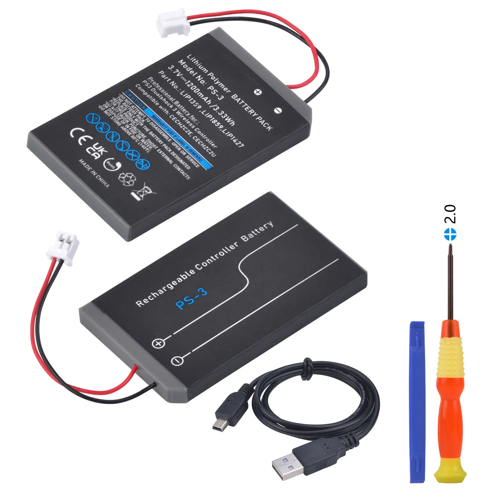 Batmax Ps3 Controller Batteria Lip1359 Lip1859 Lip1427 Batteria Per Sony Playstation 3 Ps3 Dualshock 3 Controller Bluetooth