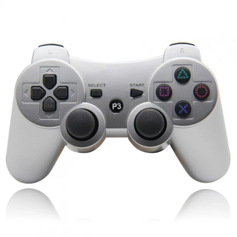 Controller Compatibile Wireless Per Sony Play Station 3 Dualshock 3 Ps3 Grigio Argento # Sony Play Station 3