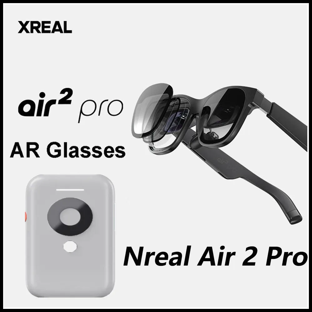 Nuovi Occhiali Xreal Nreal Air 2 Pro Smart Ar Portatile 1080P Grande Schermo Gioco Collegato Direttamente Nessuno Occhiali Vr