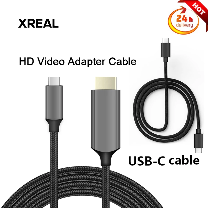 Per Nreal Accessory Nreal Air 2 Smart Xreal Ar Glasses Cavo Adattatore Video Hd E Cavo Di Connessione Usb-C A Funzione Completa