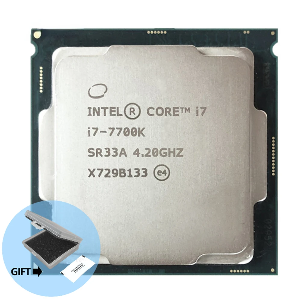 Processore Cpu Intel Core I7-7700K I7 7700K 4.2 Ghz Quad-Core A Otto Thread 8M 91W Lga 1151