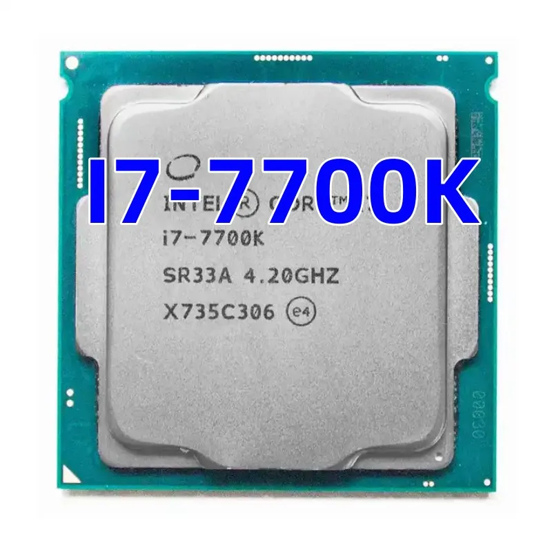 I7-7700K I7 7700K Cpu Quad-Core 4.2Ghz 8 Thread Lga 1151 91W 14Nm Processore