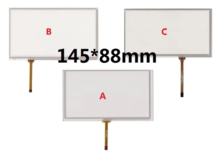 6.2'' Inch Digitizer Touch Screen For Car Dvd Gps Navigation Size: 145Mm*87Mm ,145*87Mm