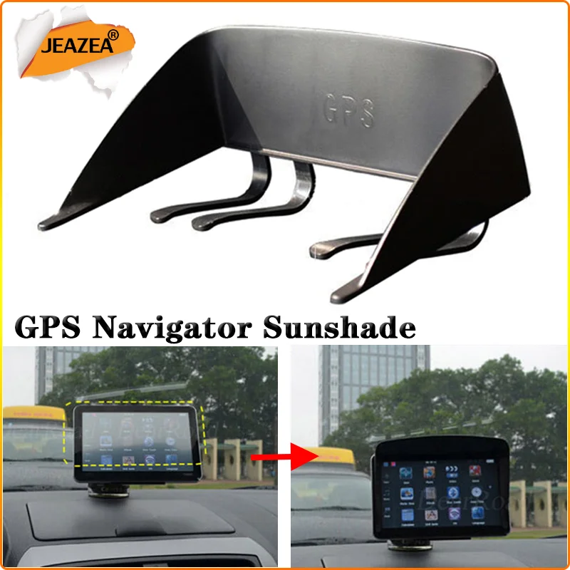 Jeazea Universale Antiriflesso Parasole Paraluce Protezione Scudo Supporto Per Navigazione Gps Garmin Nuvi Navigator 6 2757Lm