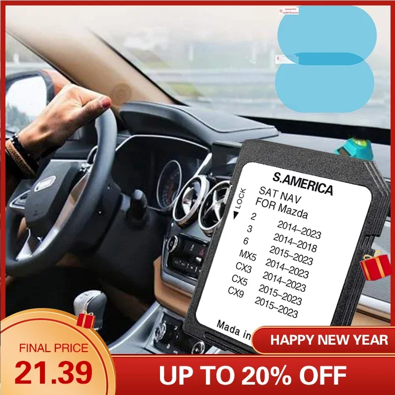 Sat Navi New South America 2023 Mappe Scheda Gps Con Connessione 1 Scheda Sd Di Sistema Per Navigazione Scheda Mazda 2/3/6/Mx5/Cx5/Cx9