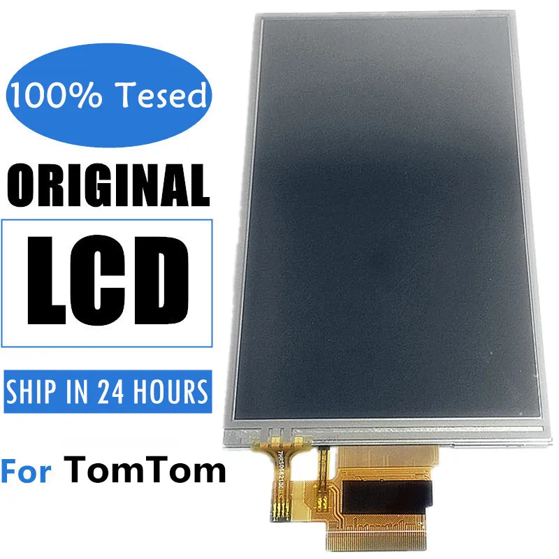 Schermo Lcd Completo Da 6 "Pollici Per Tomtom Via 62 Gps Navigator Display Panel Touchscreen Digitizer Riparazione Sostituzione Spedizione Gratuita