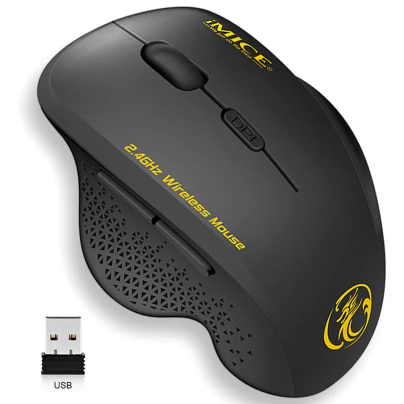 Mouse Wireless 2.4G Mouse Per Computer Mouse Ergonomico Gaming 1600 Dpi Usb Optical Mause Gamer Pc Mouse Wirelesss Per Computer Portatile