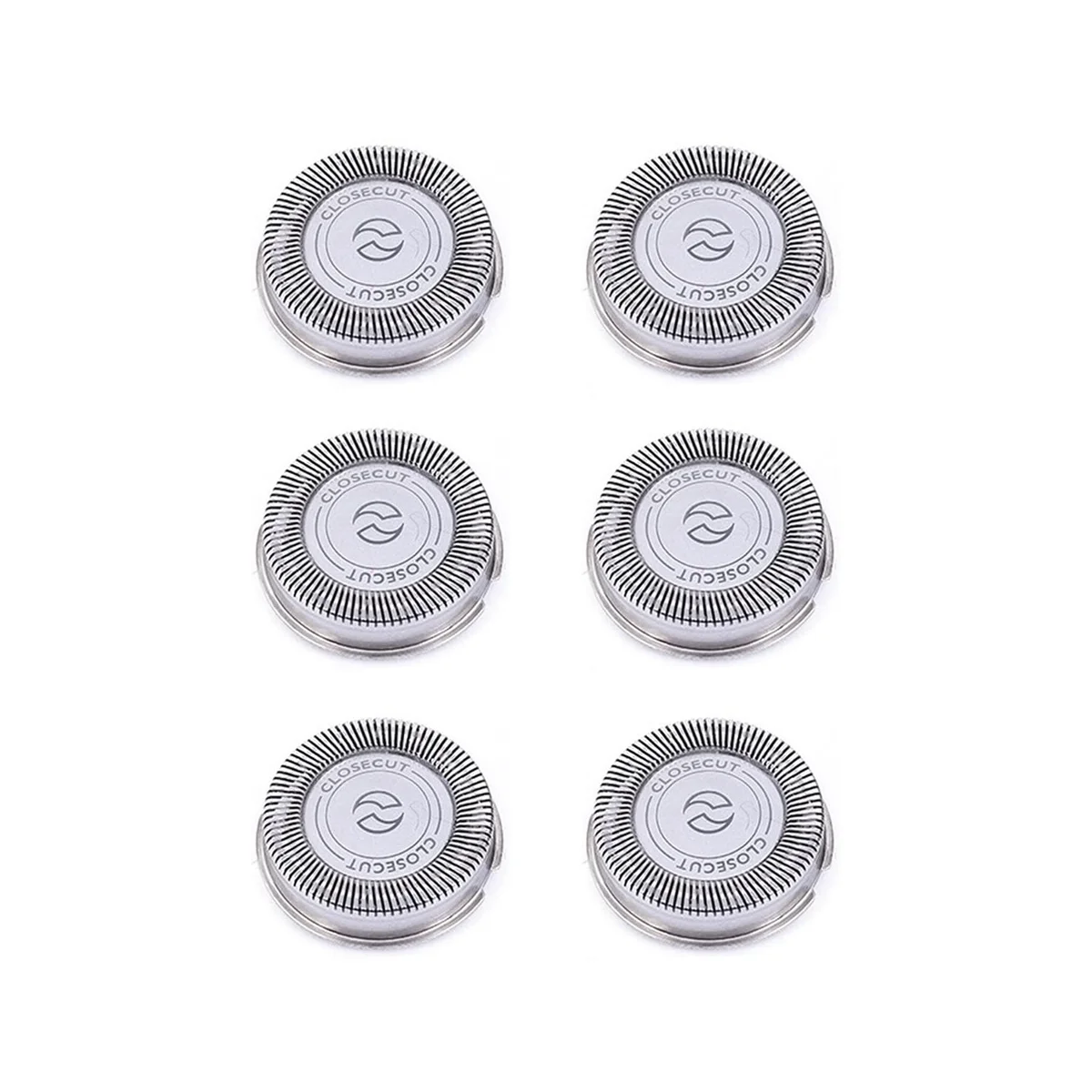 Confezione Da 6 Testine Di Ricambio Sh30 Per Philips Norelco Shaver Series 3000, 2000, 1000 E S738, Con Lame Affilate Durevoli