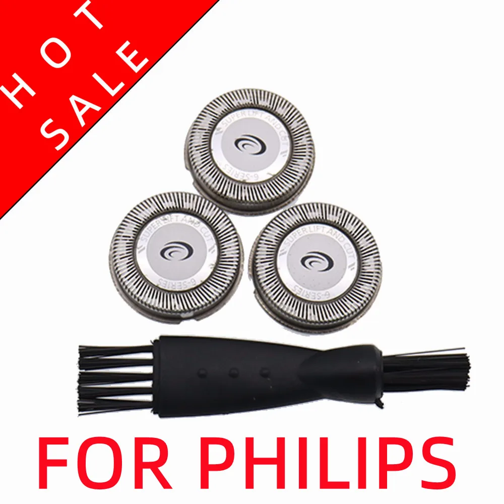 3 Pz/Lotto Di Ricambio Rasoio Testa Per Philips Norelco Hq156 Hq167 Della Pelle Fresca 5000/6000 Hq5858 Hq5860 Hq5861 Hq5865 Hq5866 Hq5870