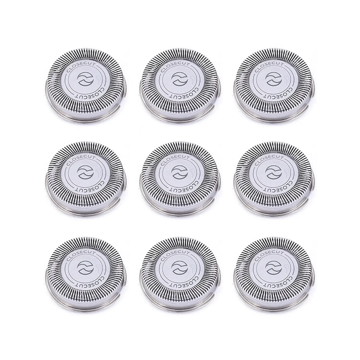 Confezione Da 9 Testine Di Ricambio Sh30 Per Philips Norelco Shaver Series 3000, 2000, 1000 E S738, Con Lame Affilate Durevoli