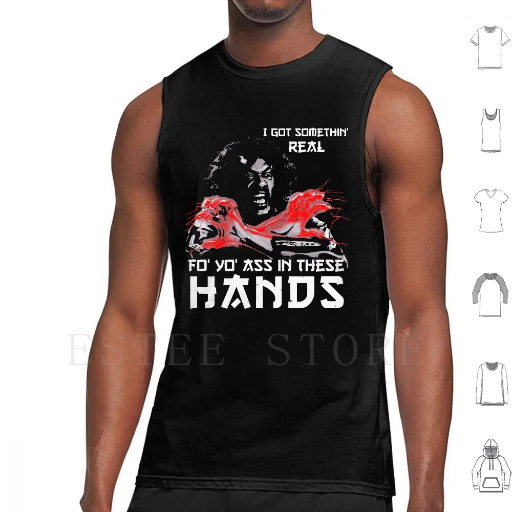 Sho'Nuff The Shogun Of Harlem Canotte Gilet Cotton The Last Dragon Last Dragon Last Dragon Shonuff 80S Bruce Leroy Sho Nuff