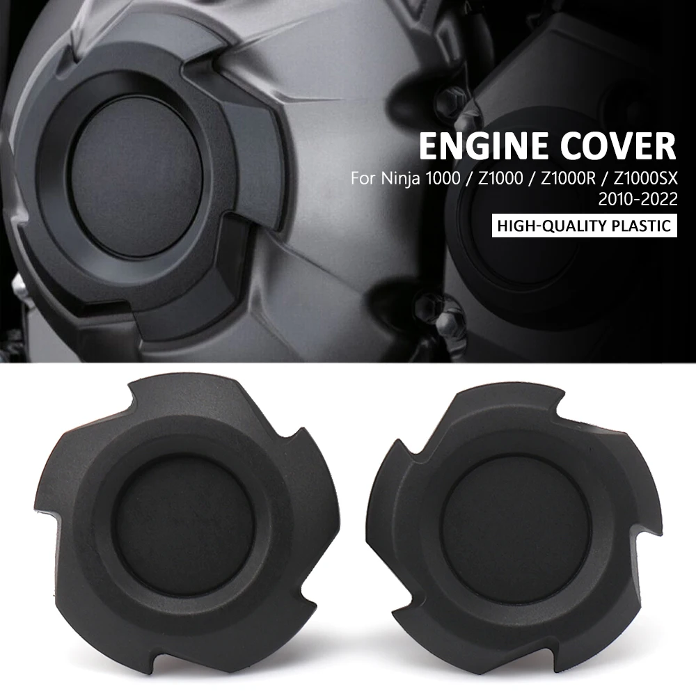 Coperchio Protettivo Motore Moto Nero Per Kawasaki Ninja 1000 Sx Ninja1000 Ninja1000 Z1000 Z 1000 Z1000R Z1000Sx