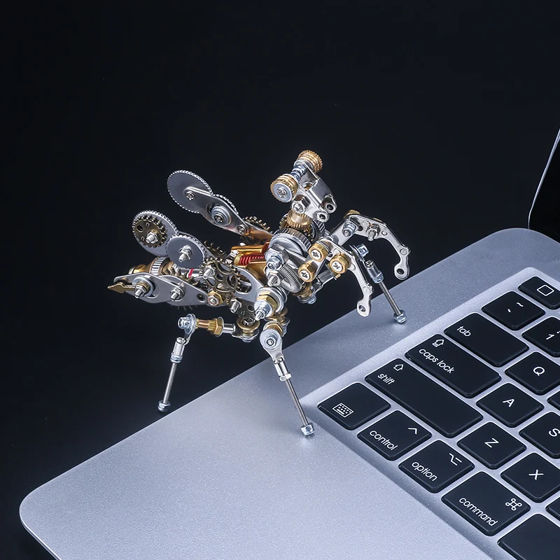 Insetto Meccanico Mantis Modello Di Assemblaggio In Metallo Regalo Di Compleanno Per Ragazzo Festa Dei Bambini Collezione Stereo 3D Blocchi Di Costruz