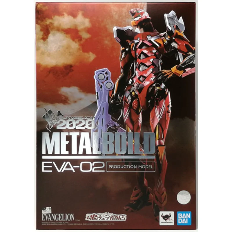 Bandai Genuine Neon Genesis Evangelion Anime Metal Build Mb Eva -02 2020 Action Figures Modello Da Collezione Giocattoli Regali Per Bambini