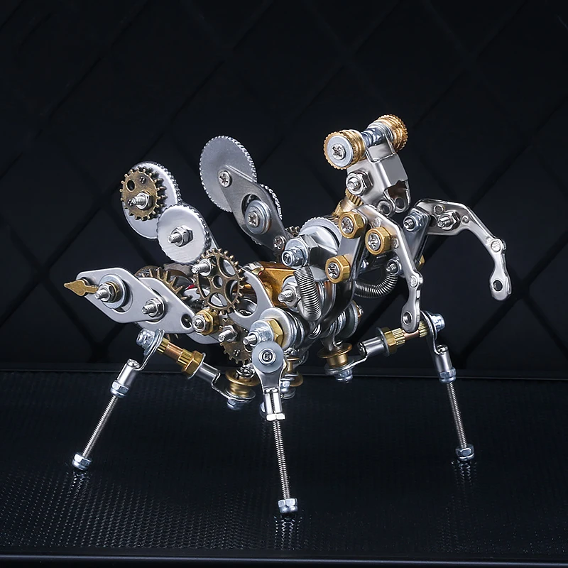 Insetto Meccanico Mantis Modello Di Assemblaggio In Metallo Regalo Di Compleanno Per Ragazzo Festa Dei Bambini Collezione Stereo 3D Blocchi Di Costruz