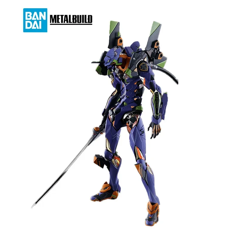 Original Bandai Spirits Metal Build Mb Evagelion Nuova Edizione Teatrale Eva-01 Pvc Action Figure Model Toys Gifts 22Cm In Stock