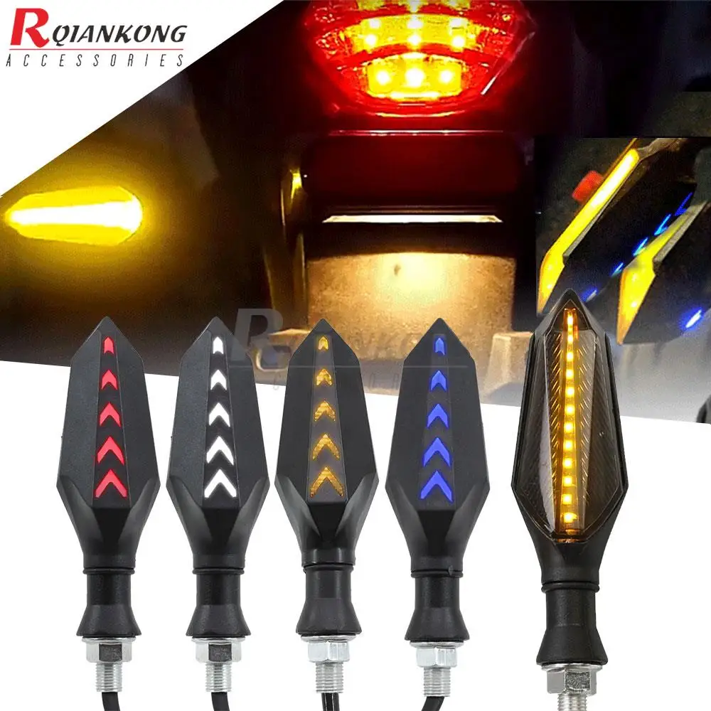 Indicatori Di Direzione Del Motociclo Led Lampeggiante Luci Lampeggianti Scorrevoli Per Suzuki Intruder 125 155 250 800 1400 1500 1800 Vl1500 Intruder