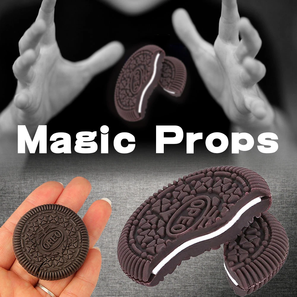 1Pc Kids Magic Biscuit Oreo Cookies Magic Tricks Accessory Props Cookie Magic Restore Close Up Props For Easy Magics Show Frugal