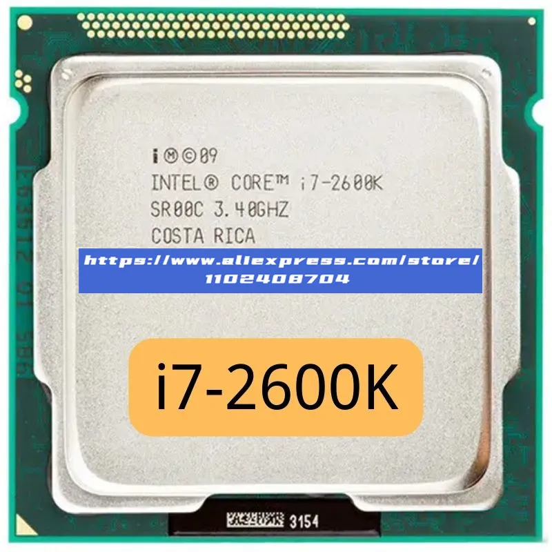 Processore Cpu Intel Core I7 2600K I7-2600K 3.4Ghz Sr00C Quad-Core Lga 1155