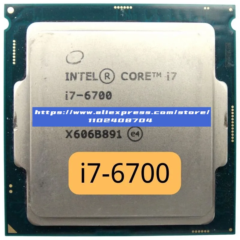 Intel Core I7-6700 I7 6700 Lga 1151 8Mb Di Cache 3.4Ghz Quad Core 65W Processore Cpu