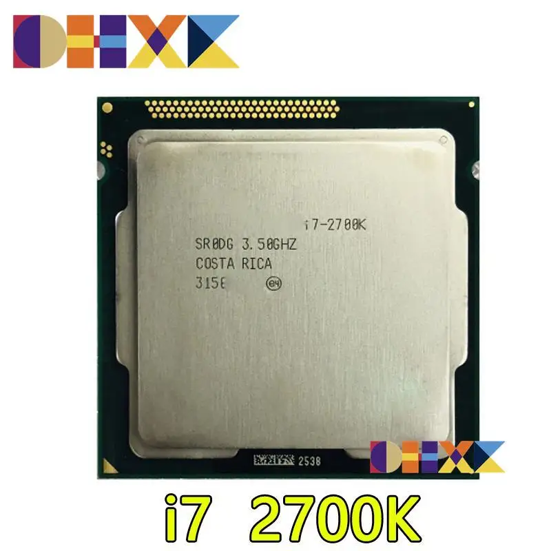 Per Processore Cpu Intel Core I7 2700K 3.5Ghz Quad-Core Lga 1155 Usato Sr0Dg