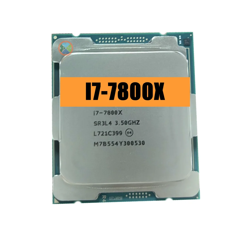 Core I7-7800X Cpu 14 Nm 6 Core 12 Thread 3.5Ghz 8.25Mb Tdp 140W I7 7800X Processore Lga2066 Spedizione Gratuita