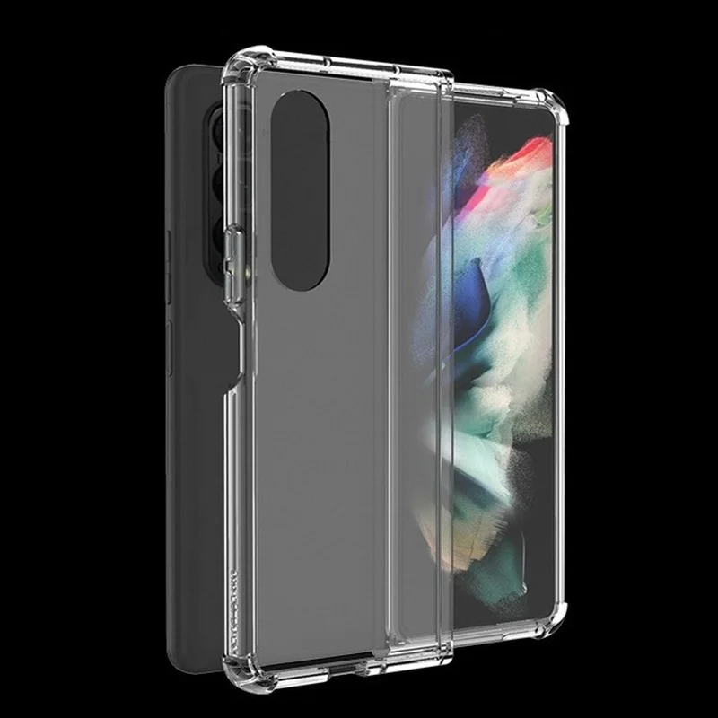 Custodia Trasparente 2 In 1 Anteriore E Posteriore Per Samsung Galaxy Z Fold 4 Fold 3 Cover Protettiva Paraurti Z Fold 4 Fold3 Accessori