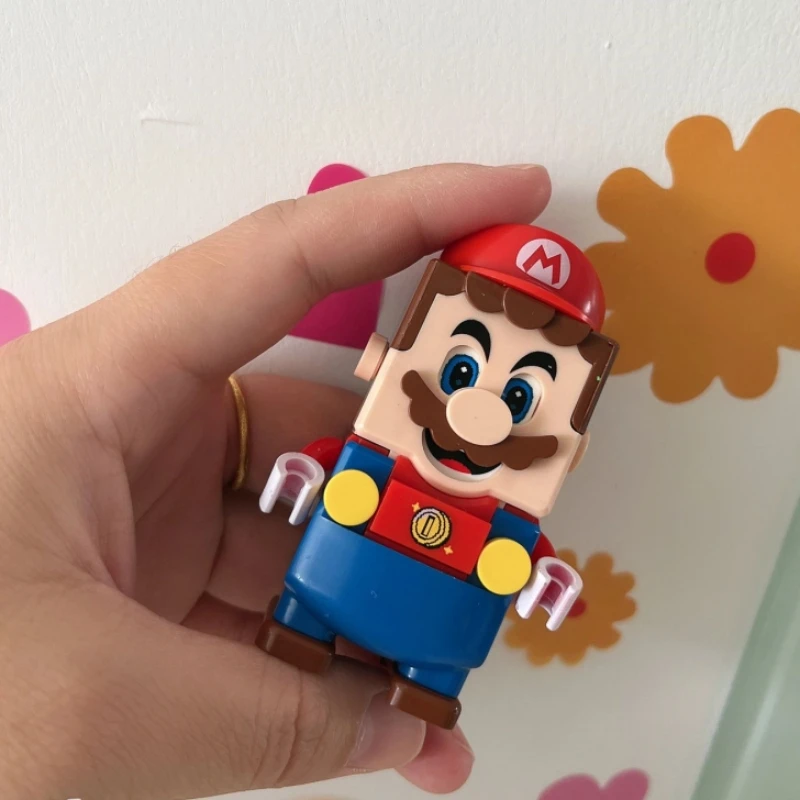 Super Mario Bros Blocks Luigi Mini Buliding Action Figures Blocks Action Toy Figures Assemblaggio Giocattoli Bambole Regali Di Compleanno Per Bambini