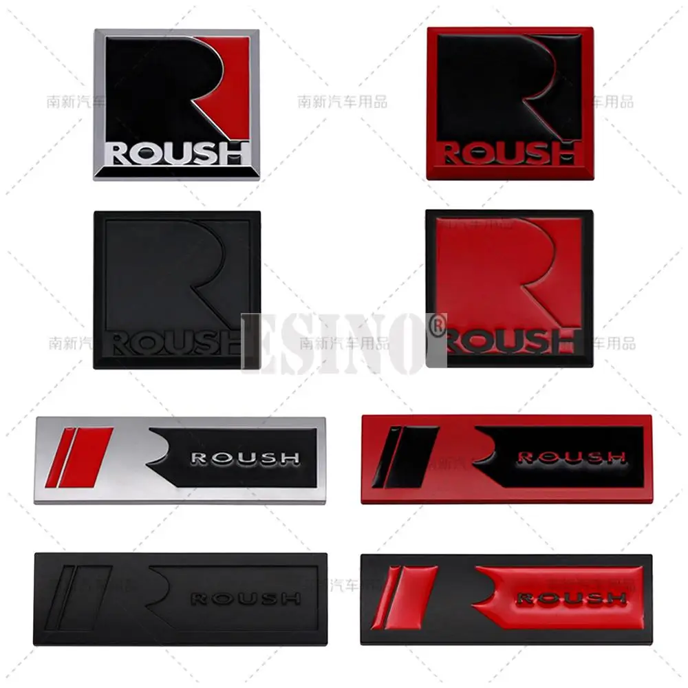 3D Roush Performance Bagagliaio Dell'Auto In Lega Di Metallo Distintivo Adesivo Emblema Accessori Per Portellone Posteriore Per Mustang Shelby Gt 500