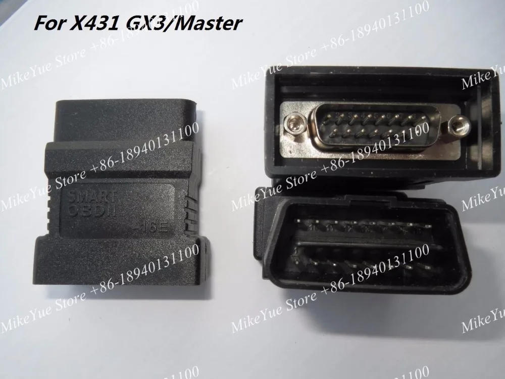 For Launch X431 Smart Obd I Ii Dlc 16E Adapters Eobd Connector 431 Gx3 Master Pro Pro3 3G Pad Adapter
