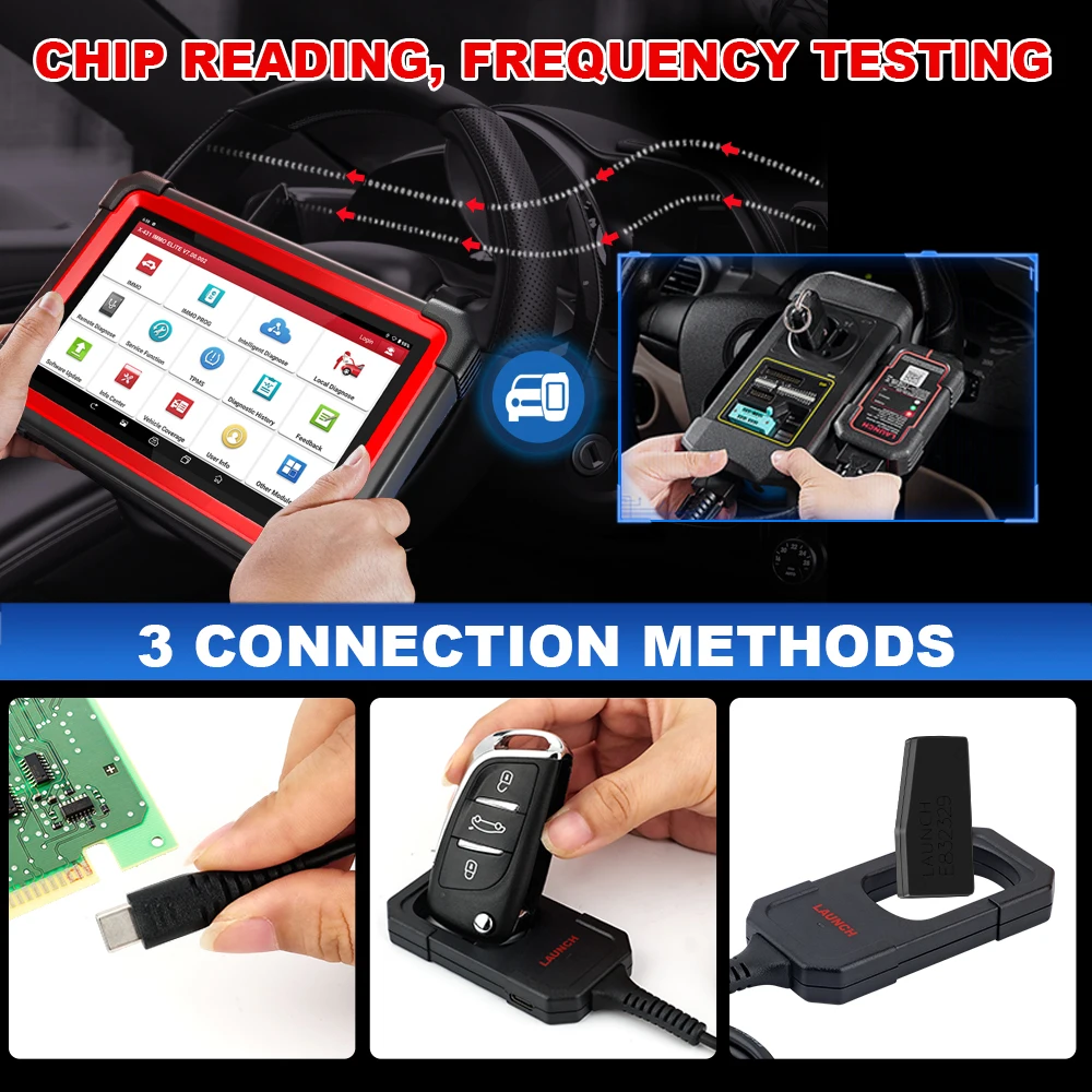 Nuovo Lancio X431 Key Programmer X 4 Keys Set Strumenti Di Programmazione Immo Funziona Con X431 Pad V/ Immo Elite/Immo Plus /Prog 3