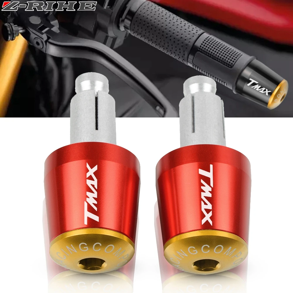 Per T-Max 500 530 Moto A Mano Bar Ends Manubrio Grips Mano Bar Ends Per Yamaha Tmax 500/530 2001-2007 2002 2003 2004