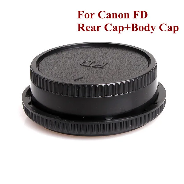 2 In 1 Corpo Caps + Lens Posteriore Della Protezione Della Copertura Per Canon Fd A-1 F-1 Al-1 Av1 F-1 T50 T70 T90 Dslr