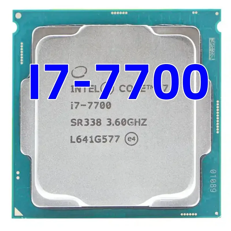I7-7700 I7 7700 3.6 Ghz Processore Cpu Quad-Core A Otto Thread 8M 65W Lga 1151