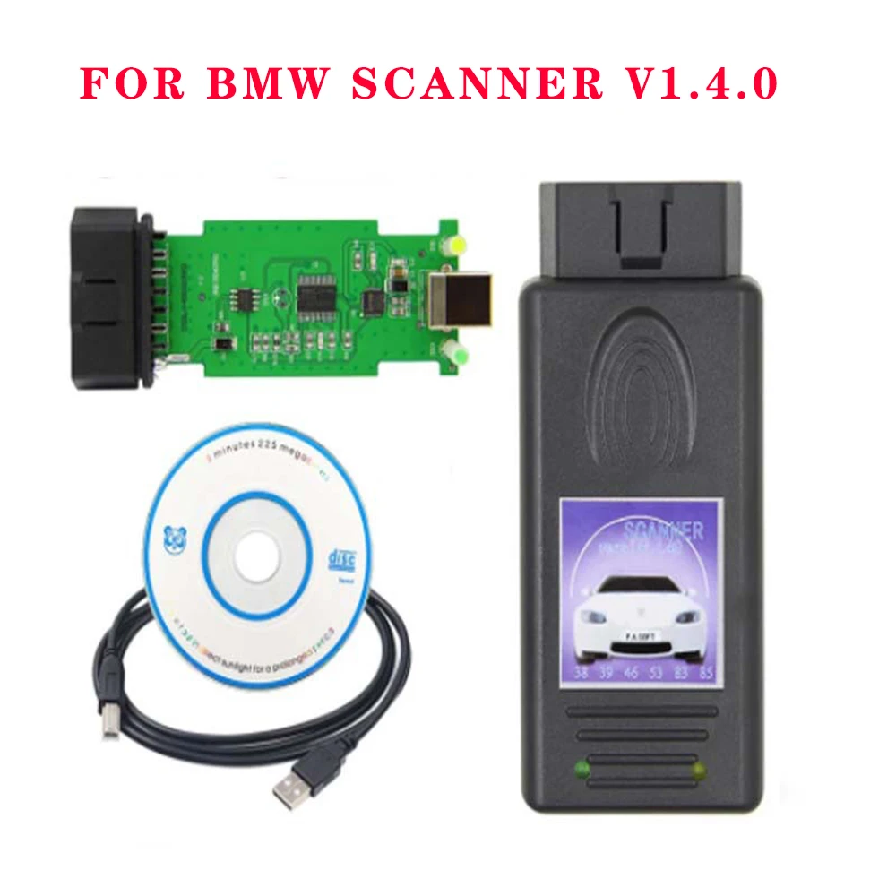 Per Scanner Bmw V1.4.0 Strumento Di Rilevamento E Diagnosi Automobilistico 1.4 Strumento Di Rilevamento E Diagnosi Guasti Da 2001 A 2002 F