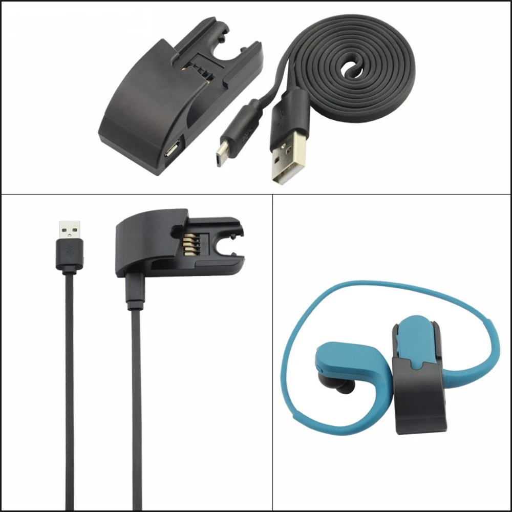 Caricabatterie Di Ricarica Usb Per Auricolare Per Lettore Mp3 Sportivo Sony Walkman Nw-Ws413 Nw-Ws414