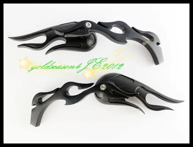 Specchietti Laterali Personalizzati Black Flame Per Honda Shadow Vt Vtx Cb Cbr 600 1000 Rr