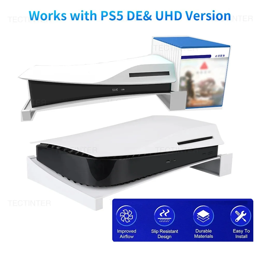 Per Ps5 Console Basamento Della Staffa Supporto Per Ps5 Orizzontale Per Ps5 Base Stand Per La Playstation 5 Disco & Digital Edizioni Accessori