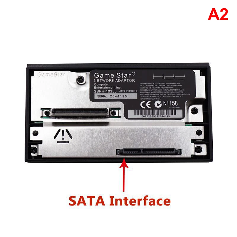1Pc Sata/Ide Interfaccia Adattatore Di Rete Per Ps2 Fat Game Console Adapter Sata Slot Hdd Per Sony Playstation 2 Fat Sata Socket