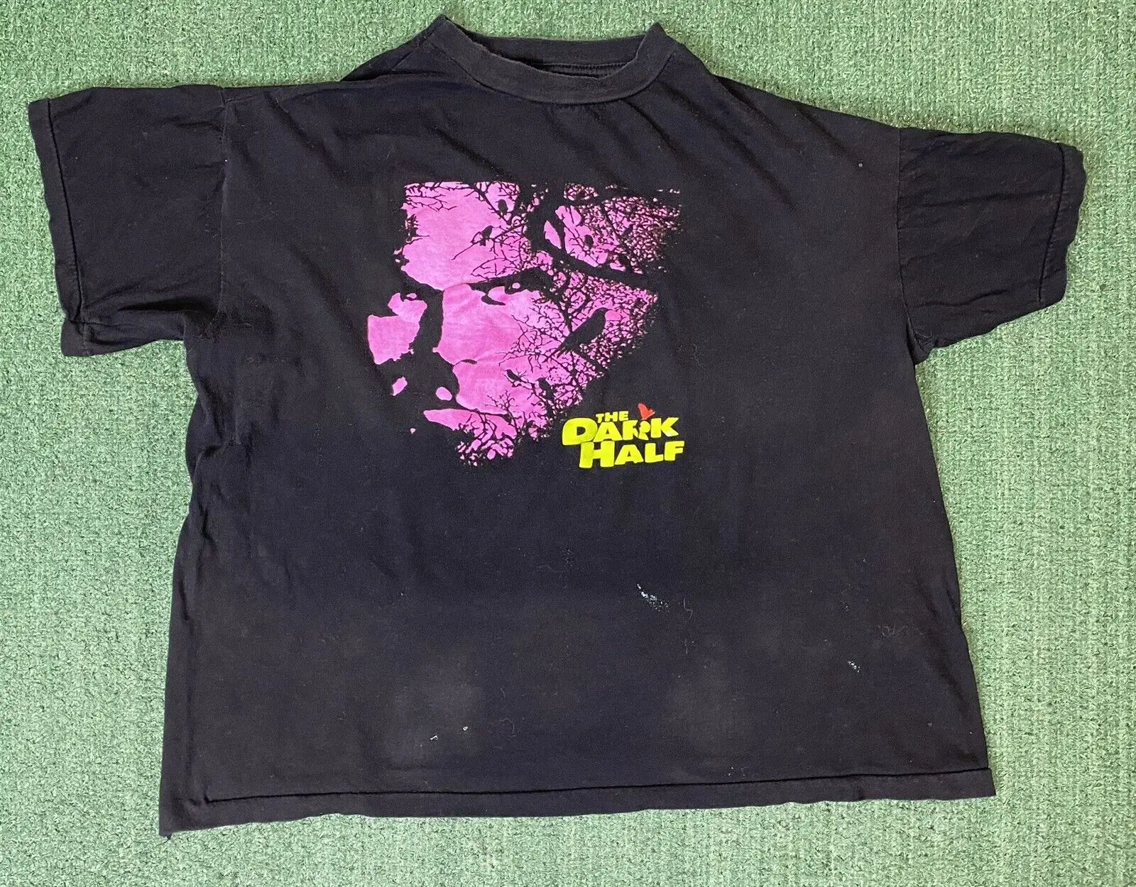 Vintage Stephen King The Dark Half Horror Book Movie Promo T-Shirt Tee Size Xl