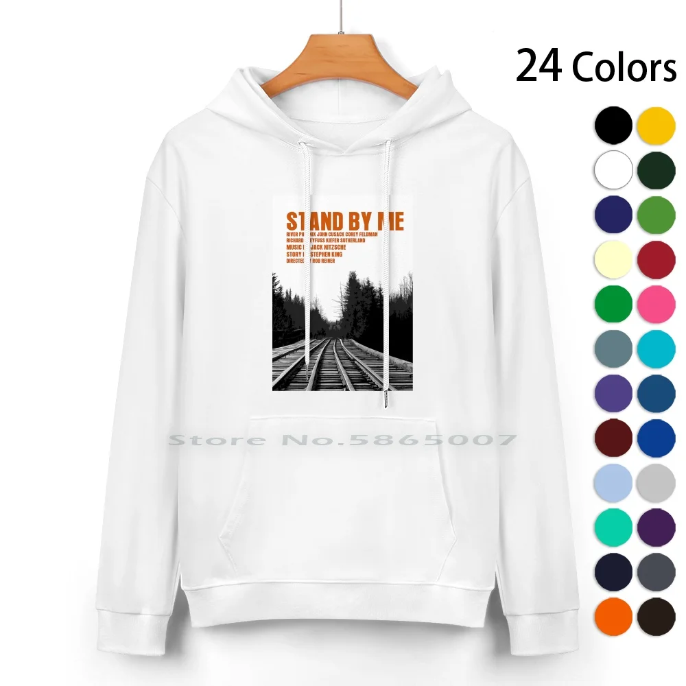 Stand By Me Movie Maglione Con Cappuccio In Puro Cotone 24 Colori Stand By Me Stephen King Cinema Film Railway River Phoenix Children