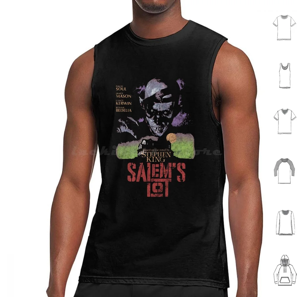 Lotto Di Salem'S, Stephen King, Canottiere Classiche Horror In Cotone Stampato Logitech Stephen King John Carpenter Cujo