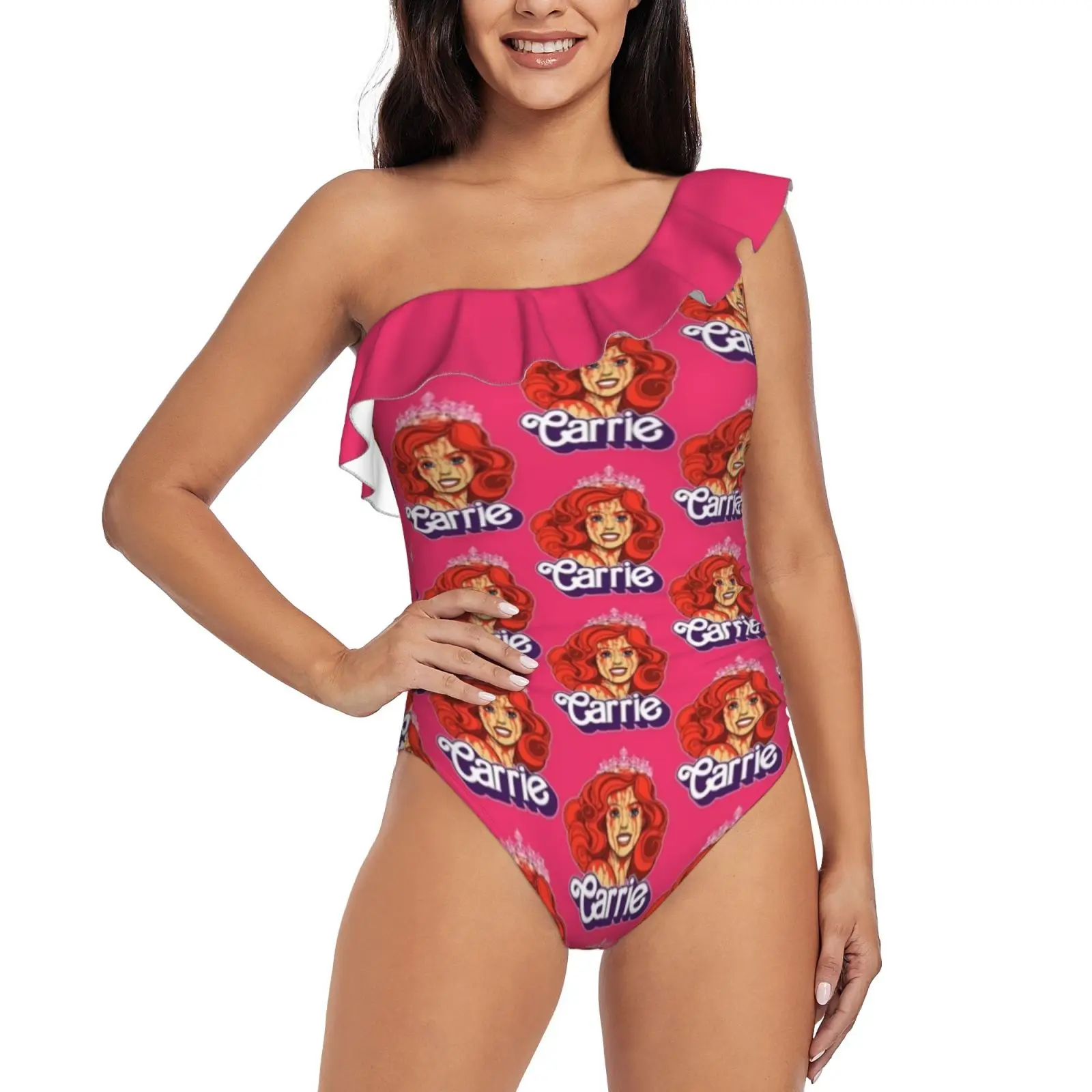 Costume Da Bagno Intero Prom Queen Costume Da Bagno Monokini Con Volant Da Donna Costume Da Bagno Costume Da Bagno Costume Da Bagno Carrie Stephen Kin