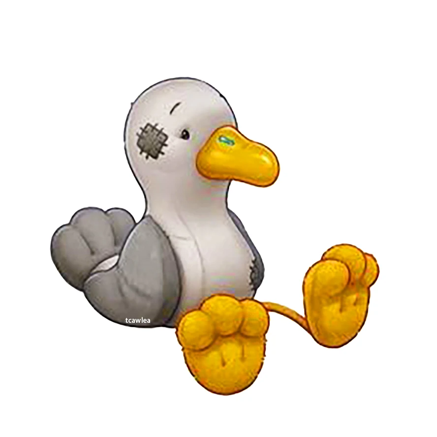 Seduto Muppet Duck Metal Cutting Muore Stencil Per Bambole Animali Per Carte Scrapbooking Artigianali Fai-Da-Te Decorative