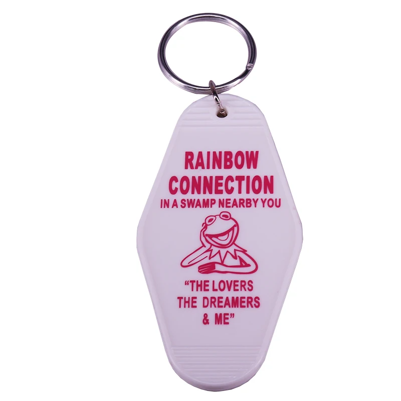 Muppet Movie Ispirato Rainbow Link Key Tag Jim Henson Kermit Song Accessorio Popolare