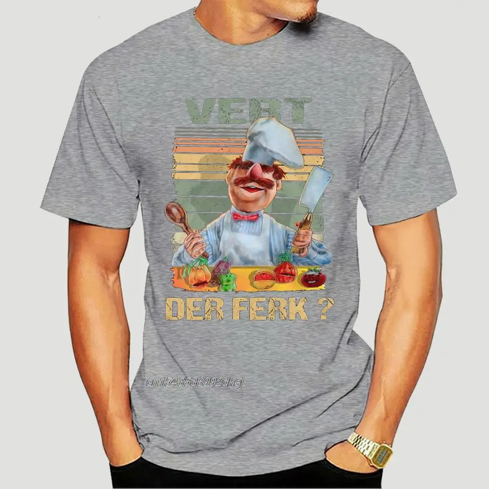 Vert Der Ferk Chef Svedese The Muppet Show T-Shirt 0663A