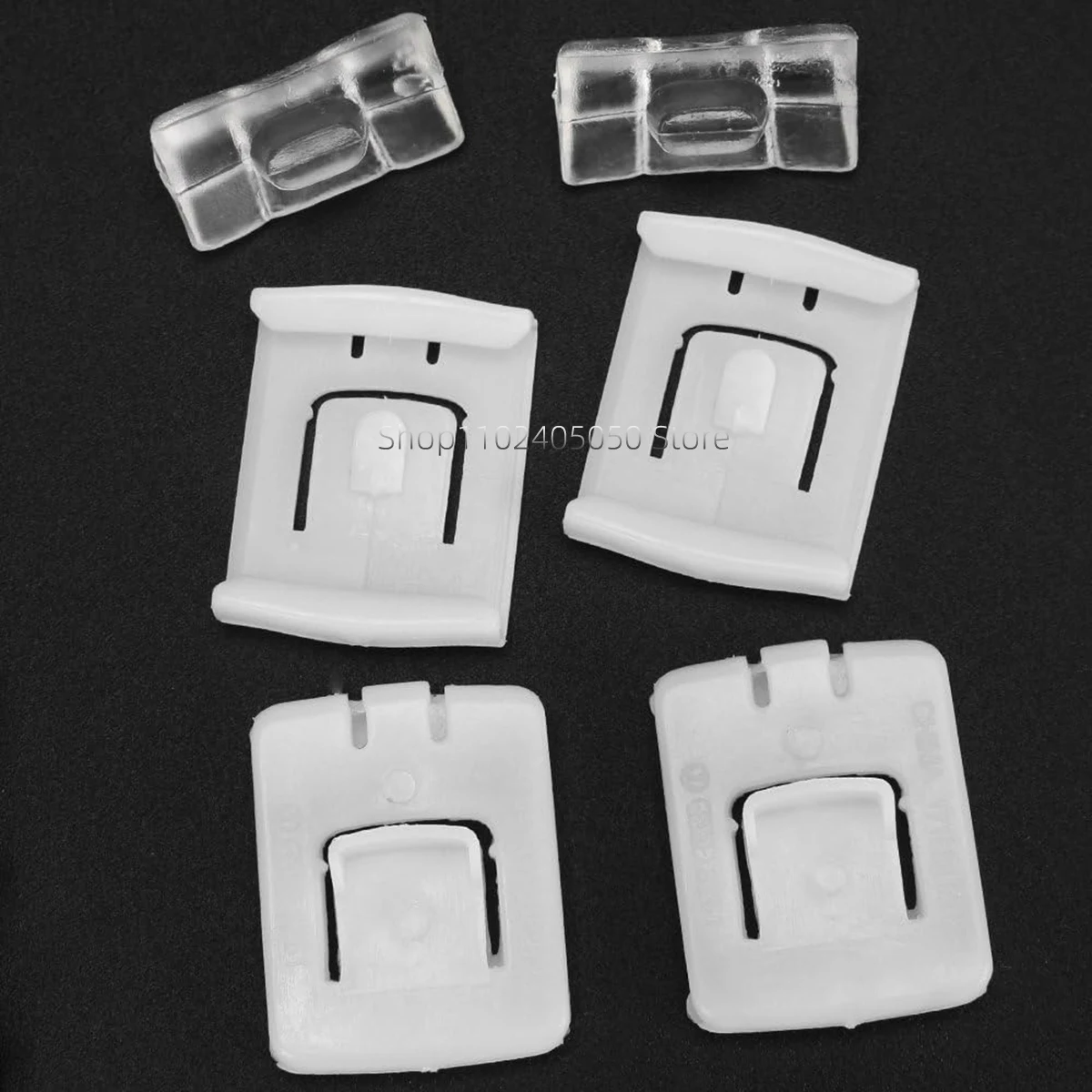 6 Pz Seggiolino Auto Rail Runner Slider Guida Clip Glide Kit 435881203A Per Vw Volkswagen Mk1 Mk2 Mk3 Jetta Corrado Golf Scirocco Passat